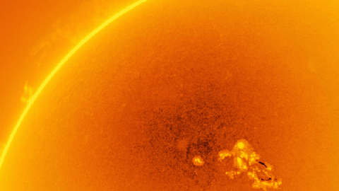 Астрономы БФУ зафиксировали вспышку солнечной активности 