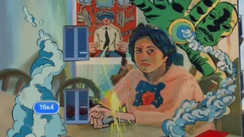 Девочка с персиками и постмодернистский комикс: что известно о будущем мурале на фасаде БФУ 