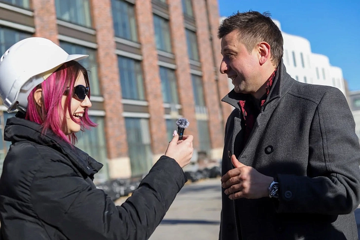 «Кампус — это сила»: студенты и&nbsp;абитуриенты посетили стройку кампуса |  3