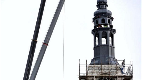 Marat Husnullin: "A Spire was Installed on the Clock Tower of the Campus in Kaliningrad"