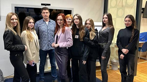 Известный журналист Алексей Киян провел мастер-класс для школьников проекта «Звезда будущего»