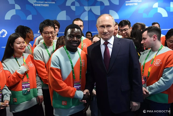 International Students Meet the Russian President at the World Youth Festival 2024 | Image 1