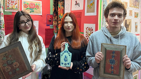 В БФУ им.&nbsp;И.&nbsp;Канта открылась выставка «Русские узоры»