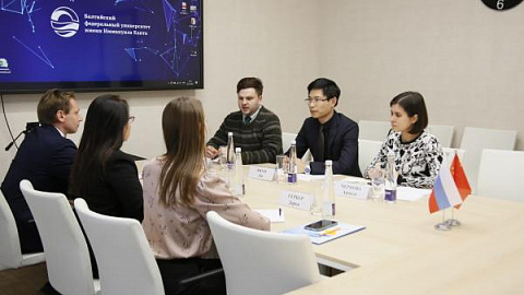 Председатель Союза китайских учащихся в России посетил БФУ 