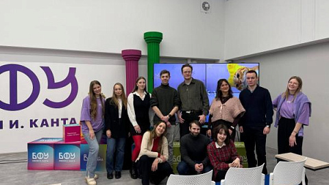 Students from Germany Traveling around Kaliningrad and study Russian with the IKBFU