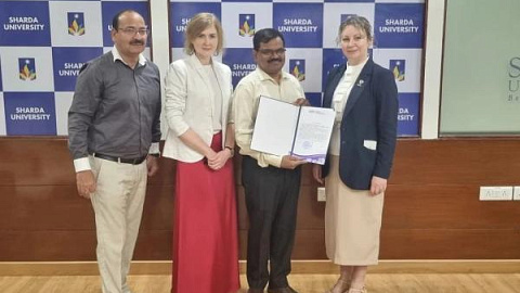 Experts from the IKBFU Delivered Lectures and Presentations at Partner Universities in India