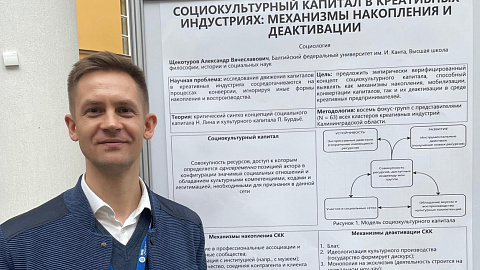 Ученый БФУ представил результаты исследования креативных индустрий на&nbsp;международной научной конференции в&nbsp;НИУ ВШЭ