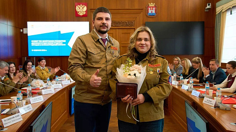 Сотрудника БФУ им.&nbsp;И.&nbsp;Канта наградили высшей наградой РСО в&nbsp;правительстве Калининградской области 