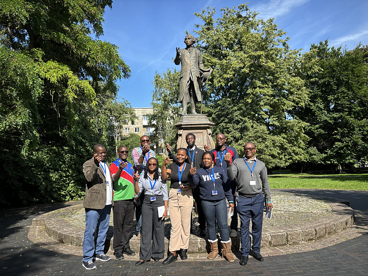 African Educators visit IKBFU Laboratories | Image 1