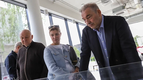 Владислав Третьяк посетил строящийся кампус «Кантиана»
