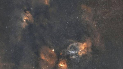 Astronomers Photograph Cassiopeia Nebulae 