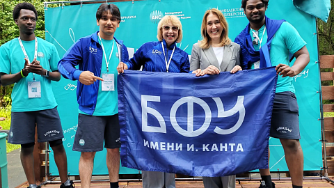 Иностранные студенты БФУ прошли «Тропу единства» на&nbsp;масштабном форуме в&nbsp;Подмосковье
