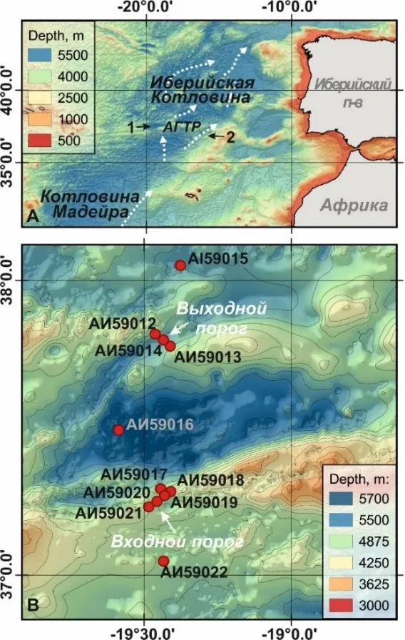 Рисунок 1. Район проведения исследований — Северо-Восточная Атлантика.jpg