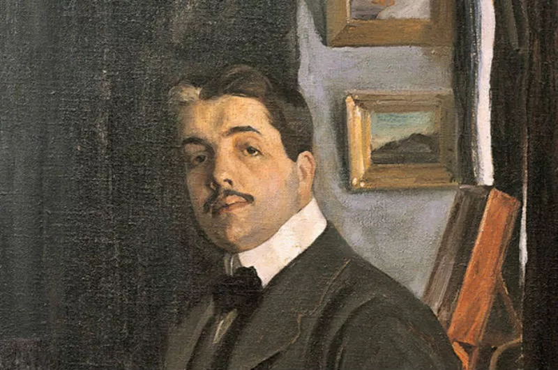 Лев_Бакст_Портрет_Сергея_Павловича_Дягилева_с_няней_1906_Фрагмент.jpg