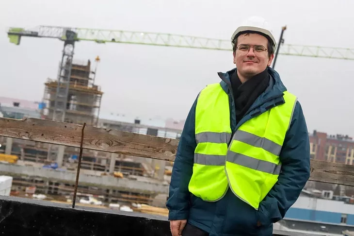 Строим будущее вместе: ректор и студенты посетили стройку кампуса |  15