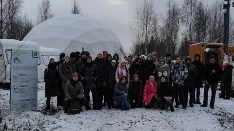 Студенты  Высшей школы экономики посетили карбоновый полигон «Росянка»