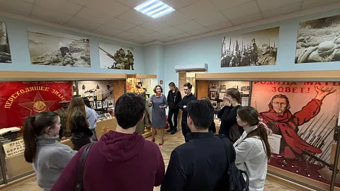 Студенты-историки БФУ посетили Музей боевой славы 11-й Гвардейской Краснознаменной армии