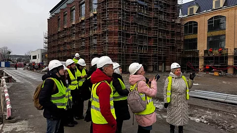 Студенты-физики БФУ им. И. Канта посетили стройку нового кампуса