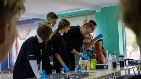 Молодые ученые БФУ приняли участие в&nbsp;организации обучающей смены «Просто о&nbsp;науке!» для&nbsp;школьников 