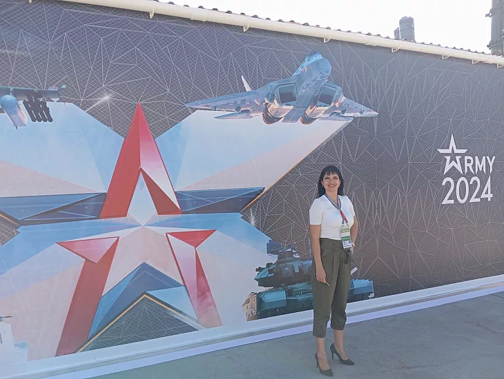 Доцент БФУ стала участником Международного военно-технического форума «Армия-2024» |  2