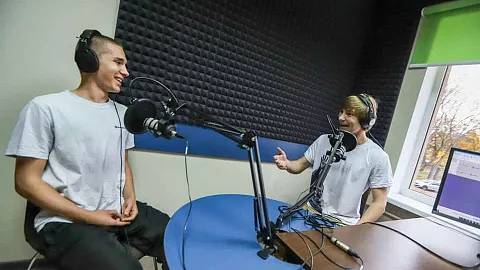 Университетское радио «Кантиана» — кузница кадров: студентка БФУ провела интервью на&nbsp;радио «Балтик Плюс»