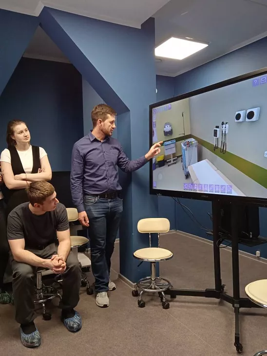 В Симуляционном центре прошло занятие для&nbsp;студентов ОНК «Институт управления и&nbsp;территориального развития» |  1