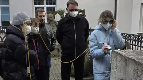 Магистранты направления «Реставрация» Высшей школы коммуникаций и&nbsp;креативных индустрий выполнили реставрационную очистку исторических скульптур 