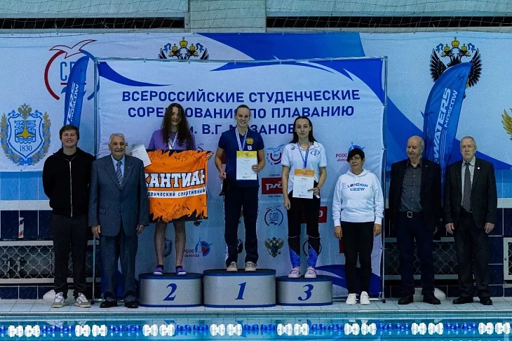 Пловцы БФУ им.&nbsp;Канта стали призерами Всероссийских соревнований среди студентов  |  3