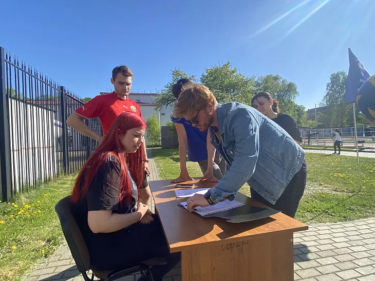 В БФУ прошел патриотический забег, посвященный 78-й годовщине Победы в Великой Отечественной войне |  3