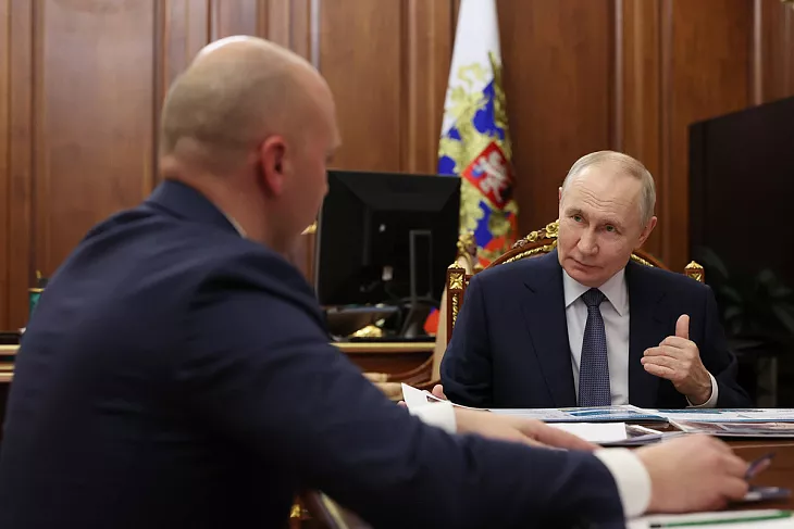 Алексей Беспрозванных рассказал Владимиру Путину о&nbsp;завершении строительства кампуса «Кантиана» в&nbsp;2026 году |  2