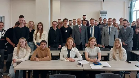 Председатель Суда ЕАЭС прочитал лекцию для&nbsp;студентов юридического института БФУ
