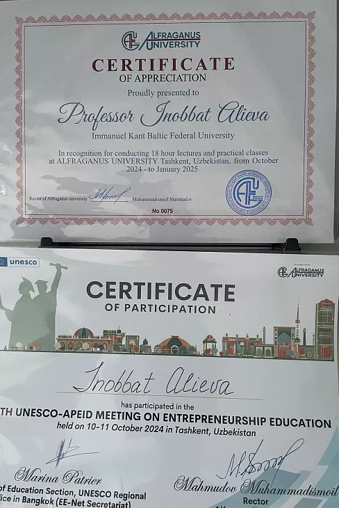 Сотрудник БФУ им.&nbsp;И.&nbsp;Канта приняла участие в&nbsp;Международной конференции UNESCO-APEID |  4