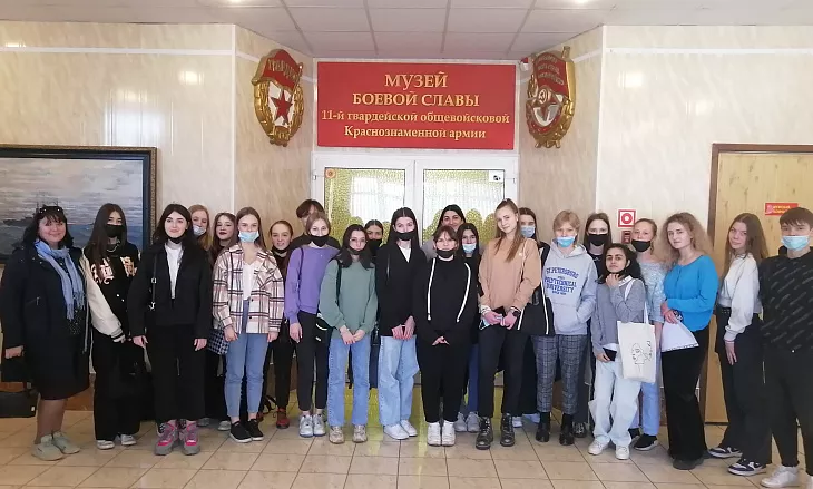         Студенты Университетского колледжа БФУ посетили музей 11-ой гвардейской общевойсковой Краснознаменной армии |  3