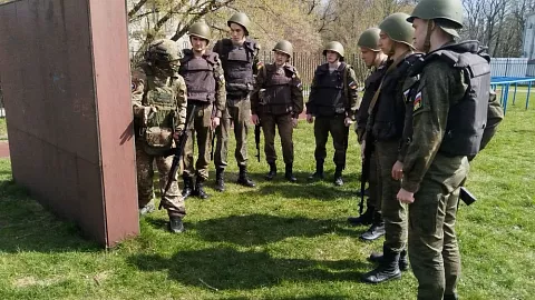 В Военном учебном центре БФУ прошли тактические занятия с&nbsp;бойцами полка «БАРС39»