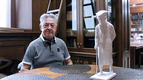 Ветеран университета посетил Зал редкой книги БФУ