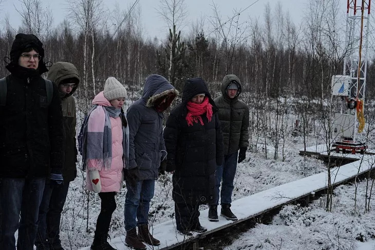 Студенты  Высшей школы экономики посетили карбоновый полигон «Росянка» |  1