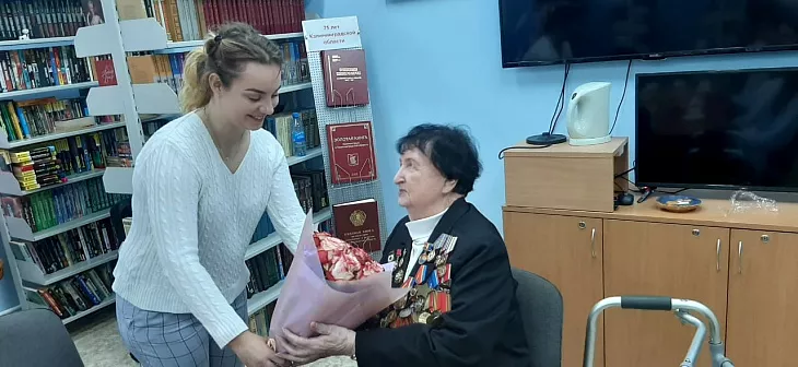 Волонтеры Победы встретились с ветераном Великой Отечественной войны |  2