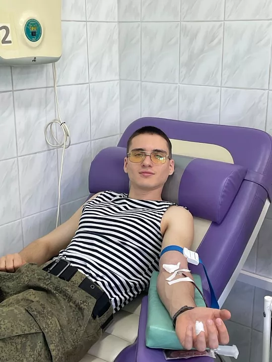 Кровь во благо: студенты Военного учебного центра БФУ им. И. Канта пополнили банк крови и регистр доноров костного мозга |  2