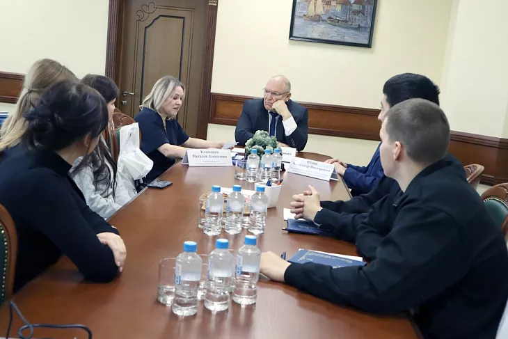 Президент Калининградской торгово-промышленной палаты встретился со&nbsp;студентами БФУ |  2