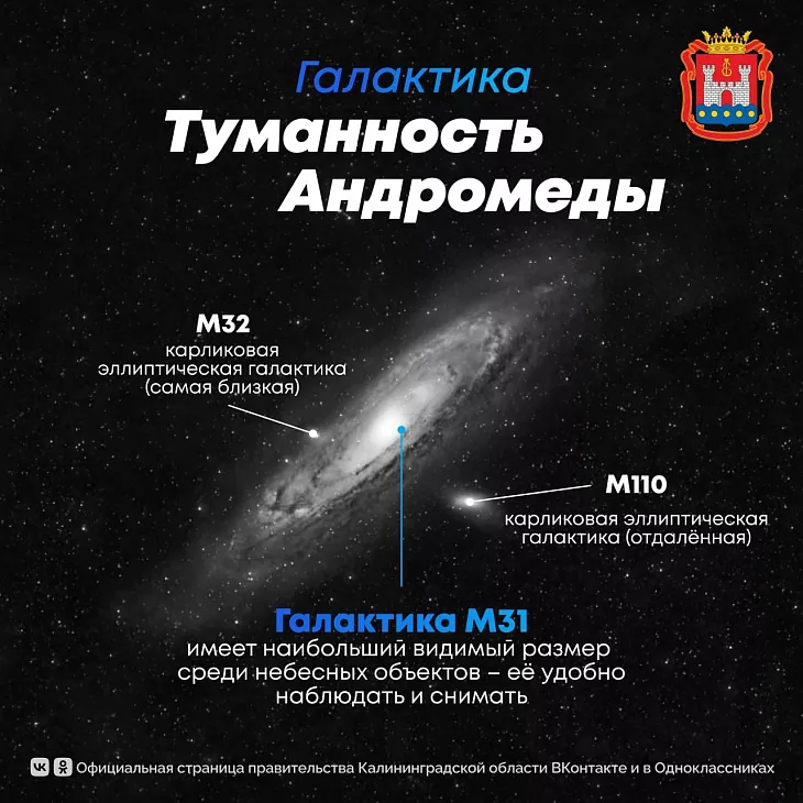 ﻿Туманность Андромеды, полярное сияние и кометы: делимся лучшими астрофотографиями БФУ им. И. Канта  |  5