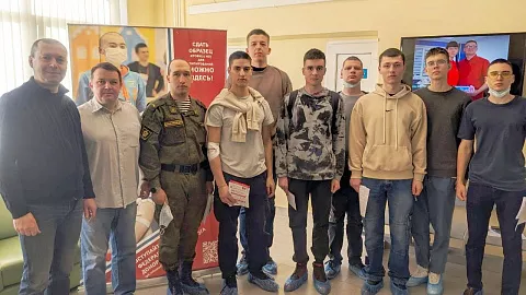 Доброта в действии: студенты и преподаватели Военного учебного центра БФУ им. Канта стали донорами крови